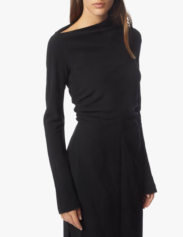 rinascente Nanushka Vestito midi increspato e asimmetrico Tamal