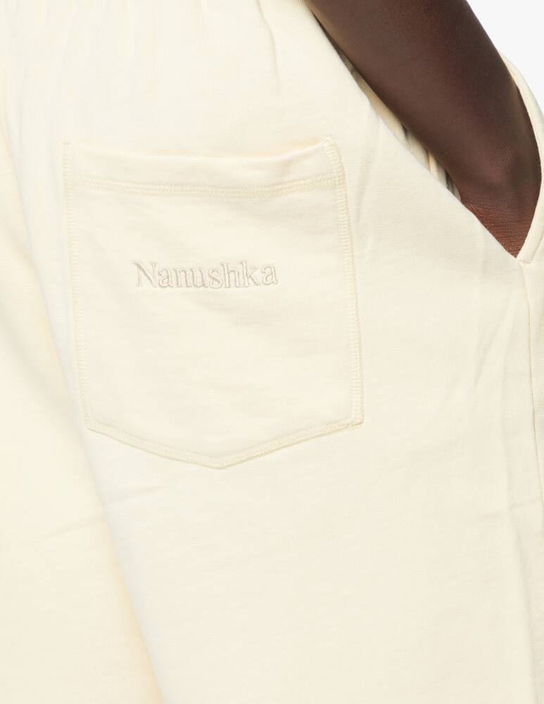rinascente Nanushka Organic fleece shorts - beige
