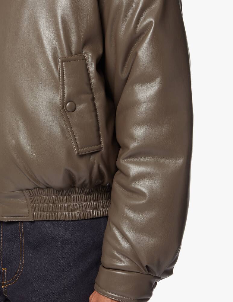 rinascente Nanushka Faux leather ands jacket