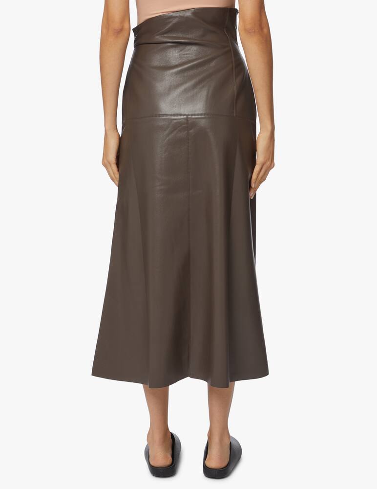 rinascente Nanushka Waist fluted midi skirt Melody