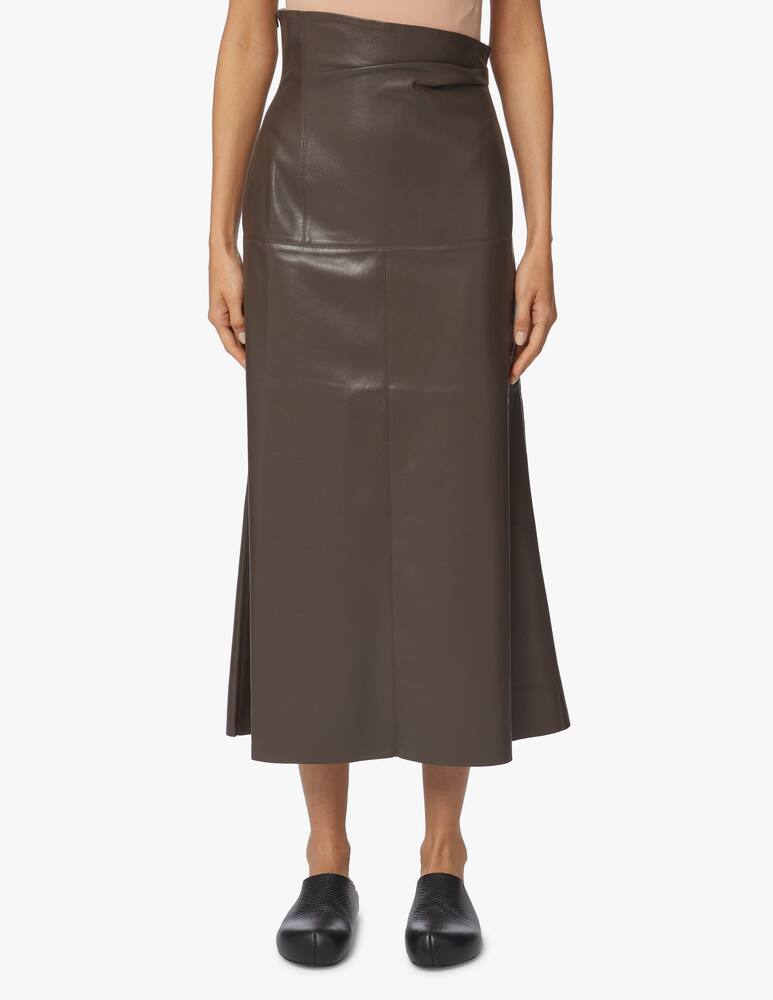 rinascente Nanushka Waist fluted midi skirt Melody