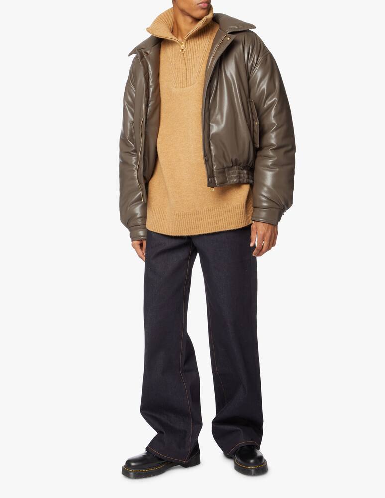 rinascente Nanushka Maglione mezza zip fluffy