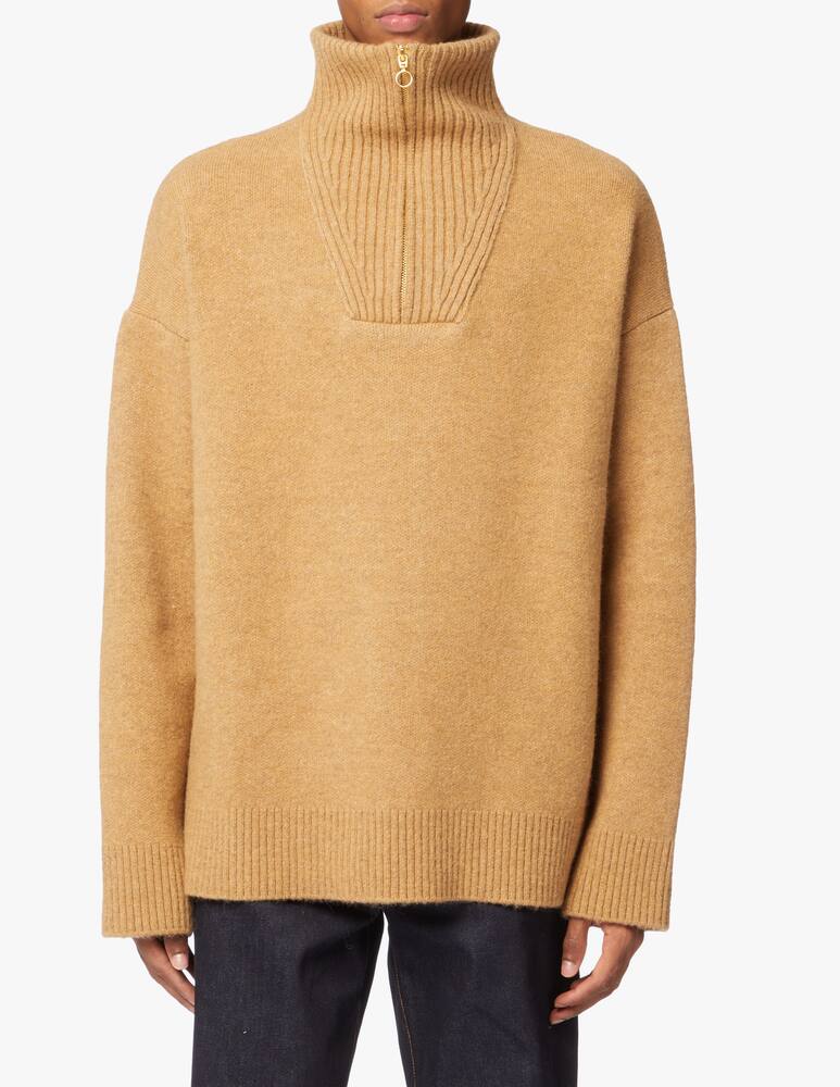 rinascente Nanushka Maglione mezza zip fluffy