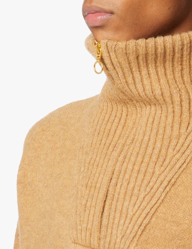 rinascente Nanushka Maglione mezza zip fluffy