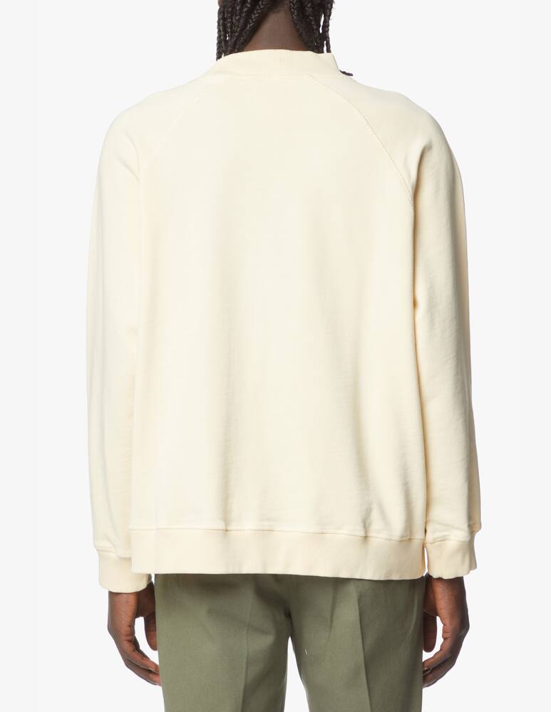 rinascente Nanushka Felpa girocollo small logo - beige