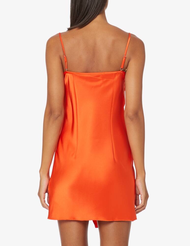 rinascente Nanushka Draped mini dress - Orange