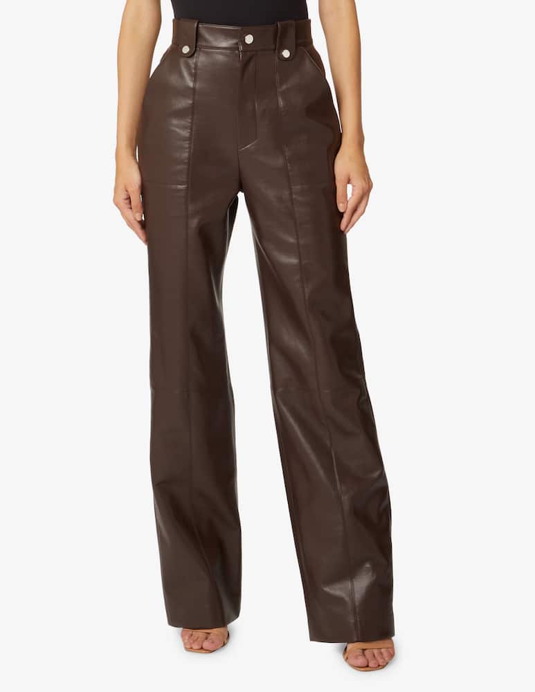 rinascente Nanushka Pantaloni a gamba dritta - Marrone