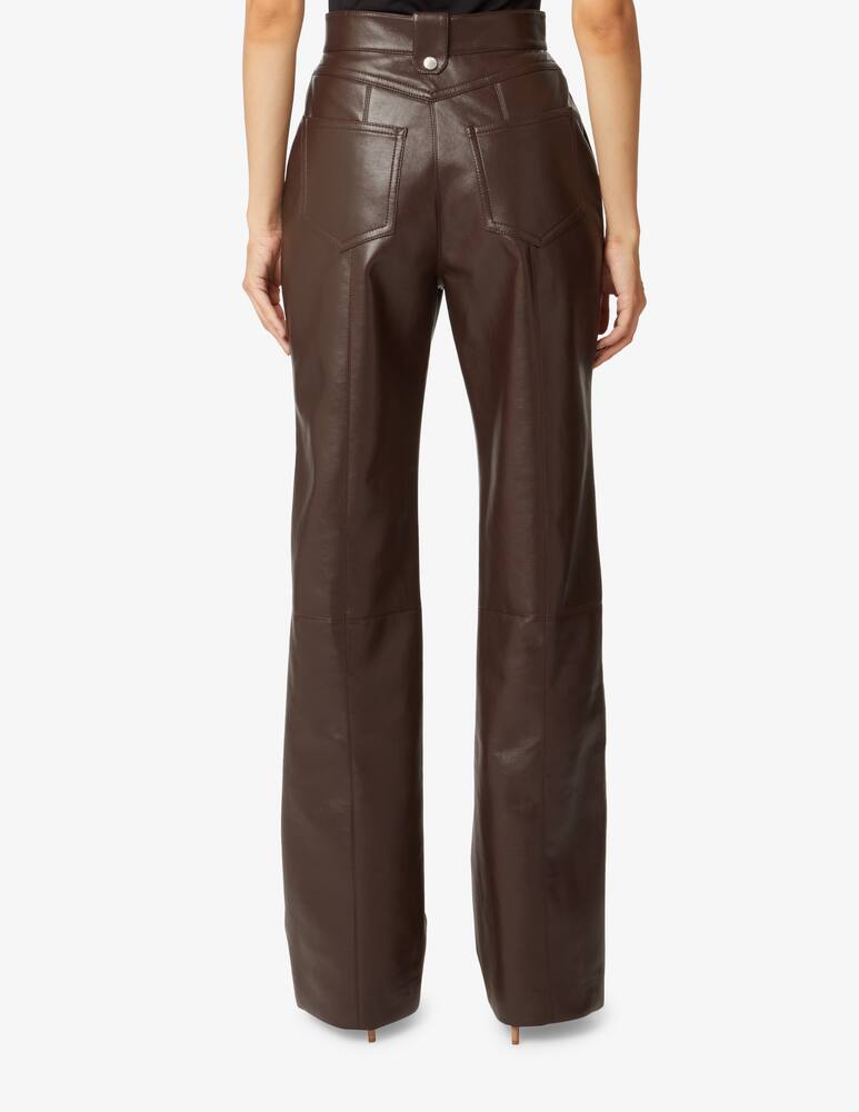 rinascente Nanushka Pantaloni a gamba dritta - Marrone