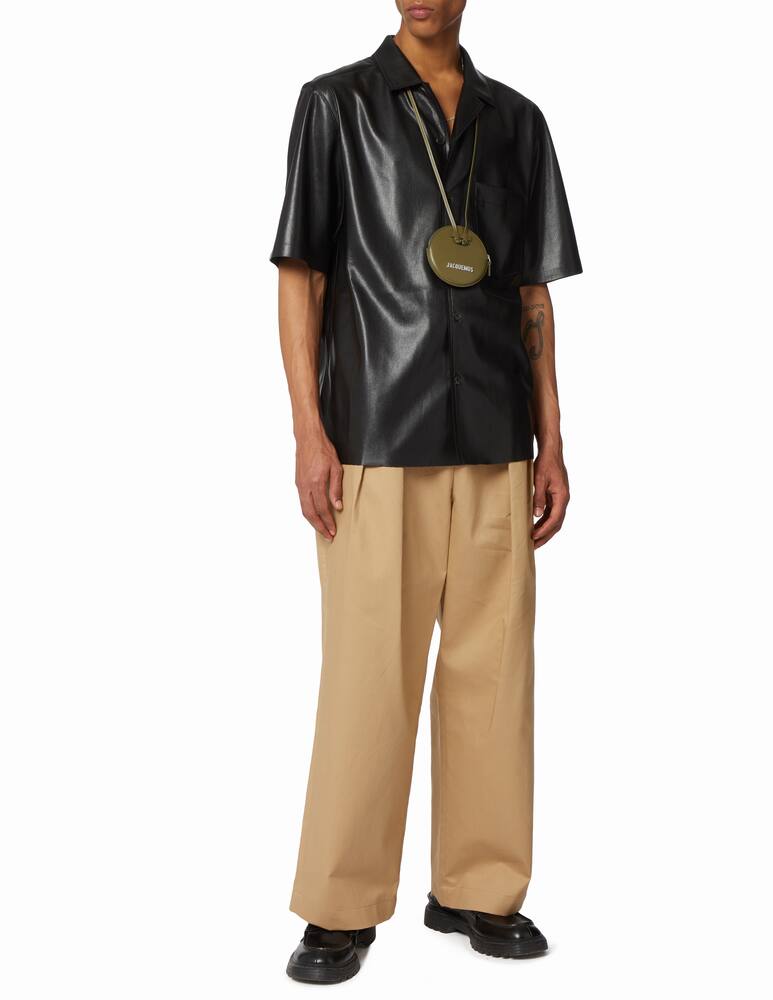 rinascente Nanushka Vegan leather shirt 