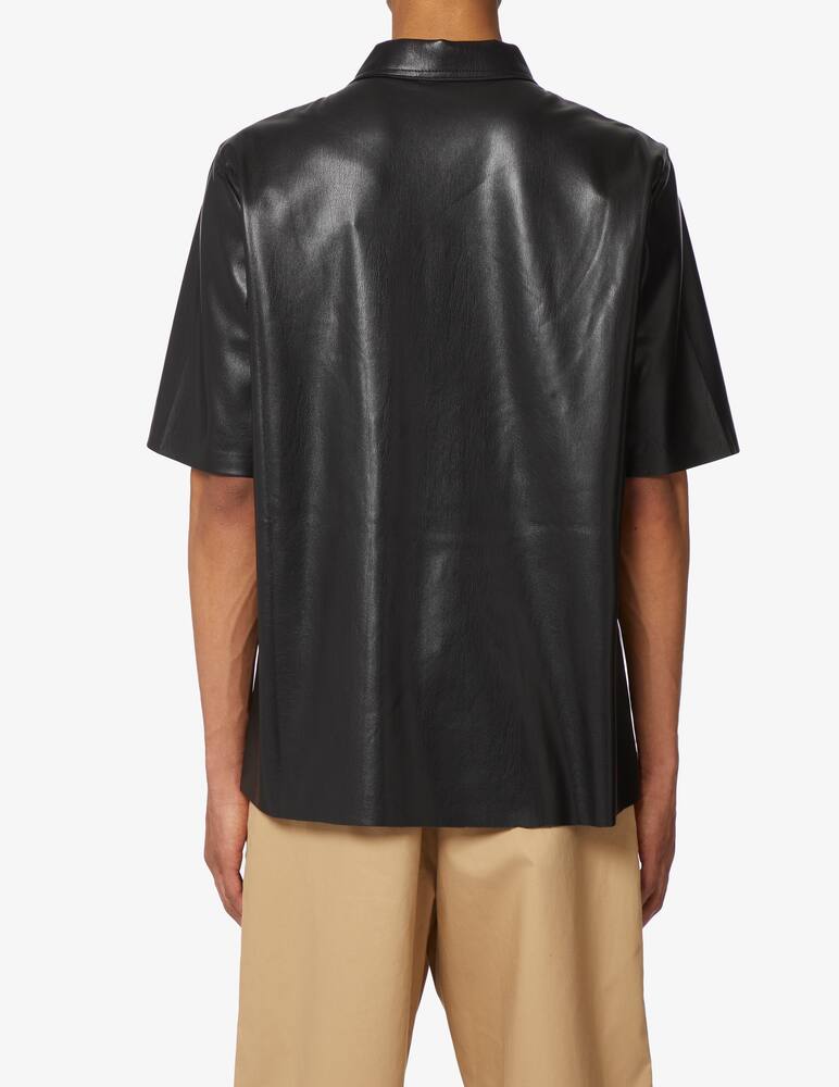 rinascente Nanushka Vegan leather shirt 
