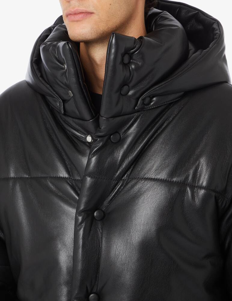 rinascente Nanushka Piumino in pelle vegan - Nero