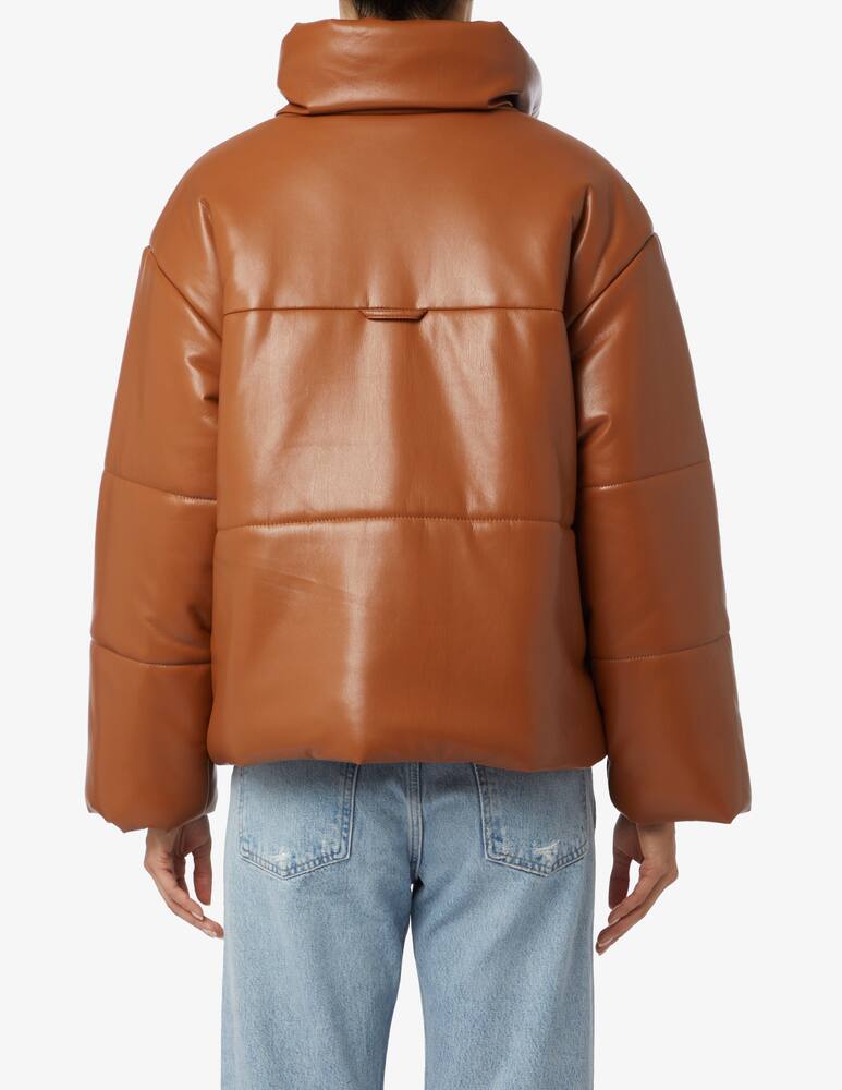 rinascente Nanushka Giacca piumino in pelle vegana Hide - Marrone
