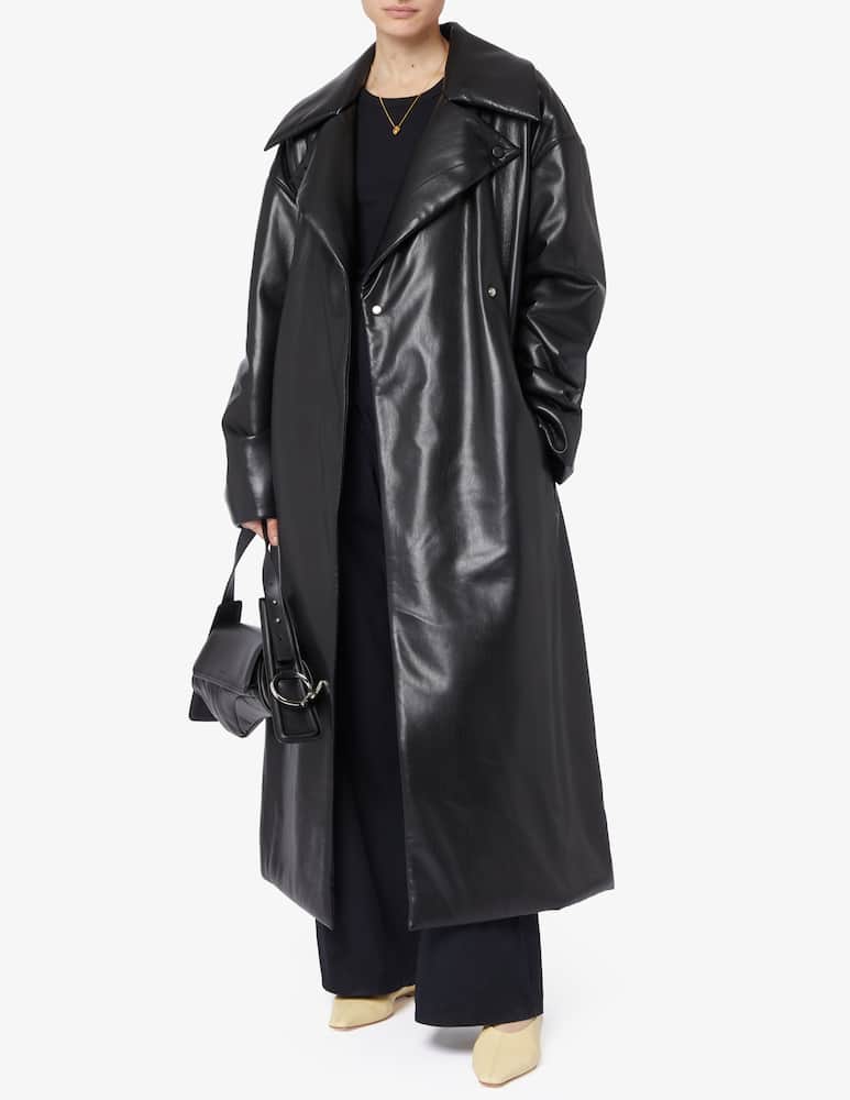 rinascente Nanushka Liano padded trench coat