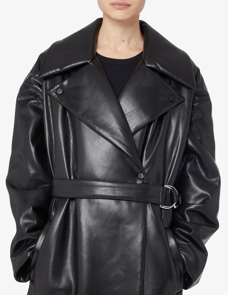 rinascente Nanushka Liano padded trench coat