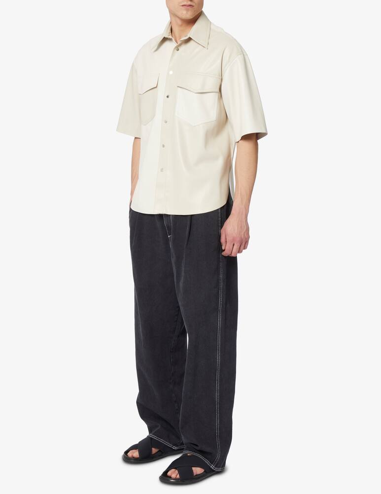 Nanushka Vegan leather short sleeve shirt - picture 2 Nanushka Vegan leather short sleeve shirt - picture 2