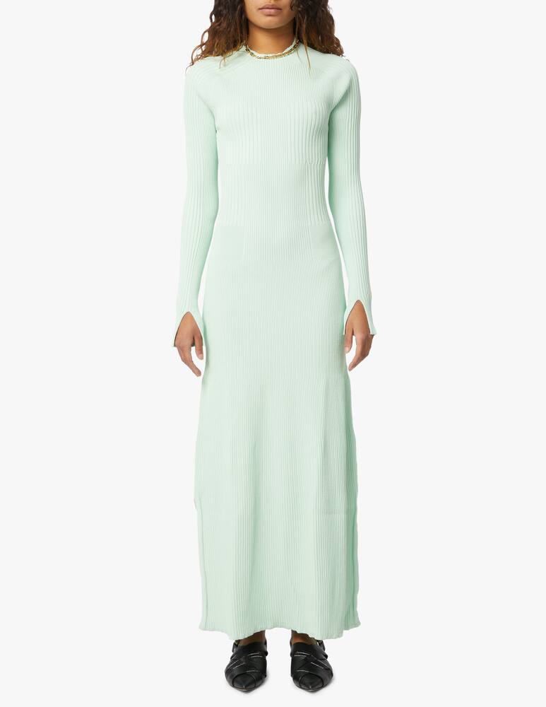rinascente Aeron Lara long knit dress - green