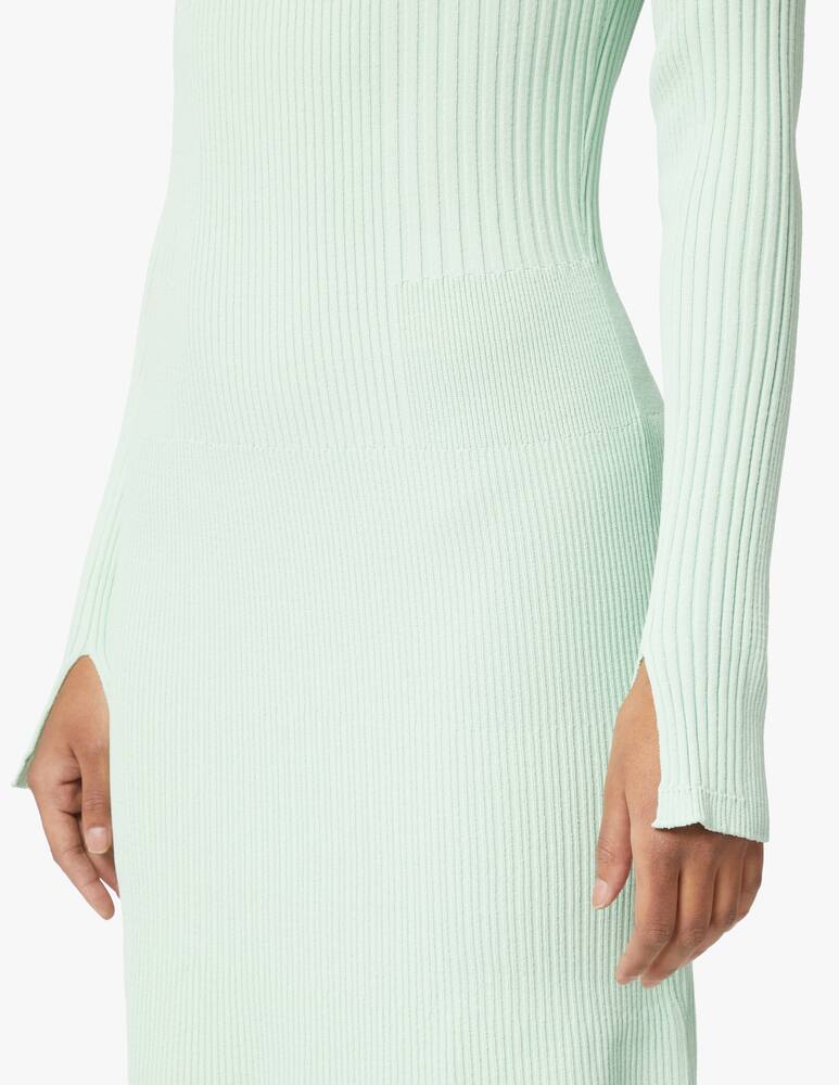 rinascente Aeron Lara long knit dress - green