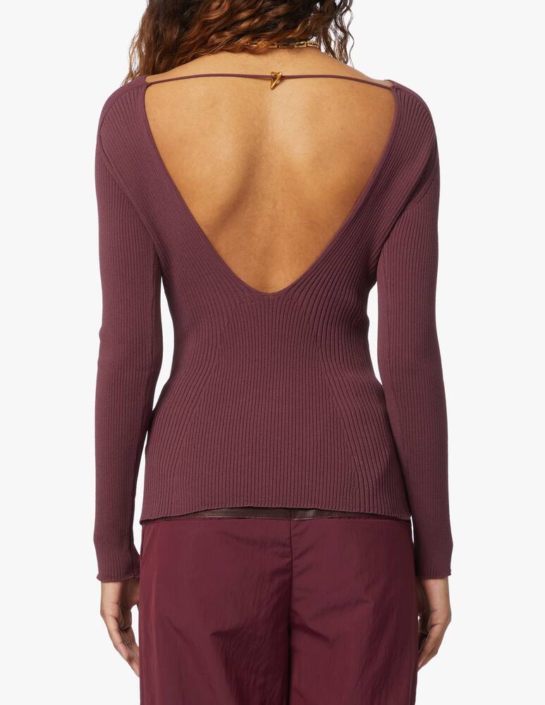 rinascente Aeron Eliza long sleeved top - red