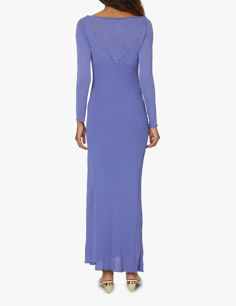 rinascente Aeron Vestito lungo a manica lunga - viola