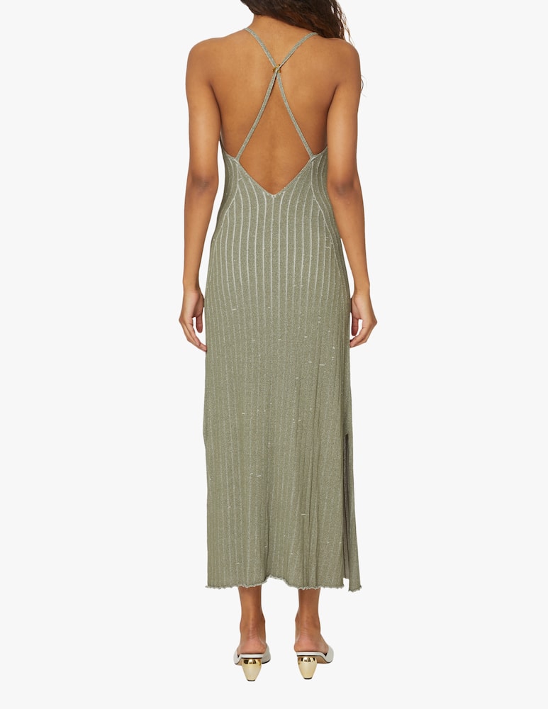 rinascente Aeron Centure sleeveless maxi dress - olive