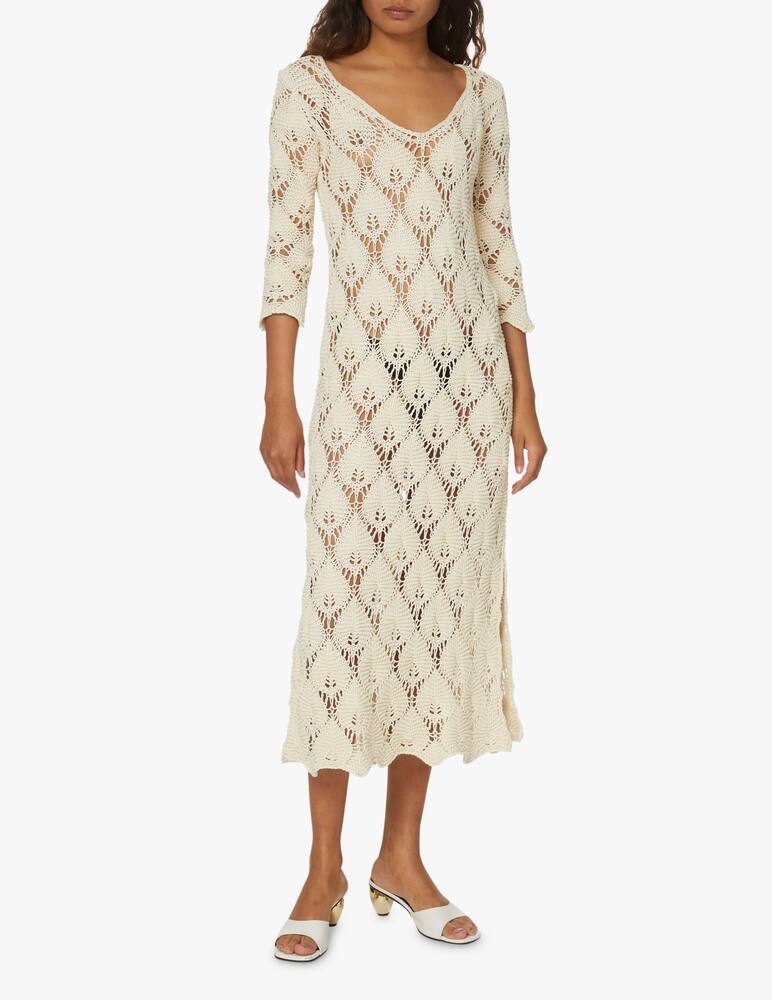 rinascente Aeron Shela midi dress - beige