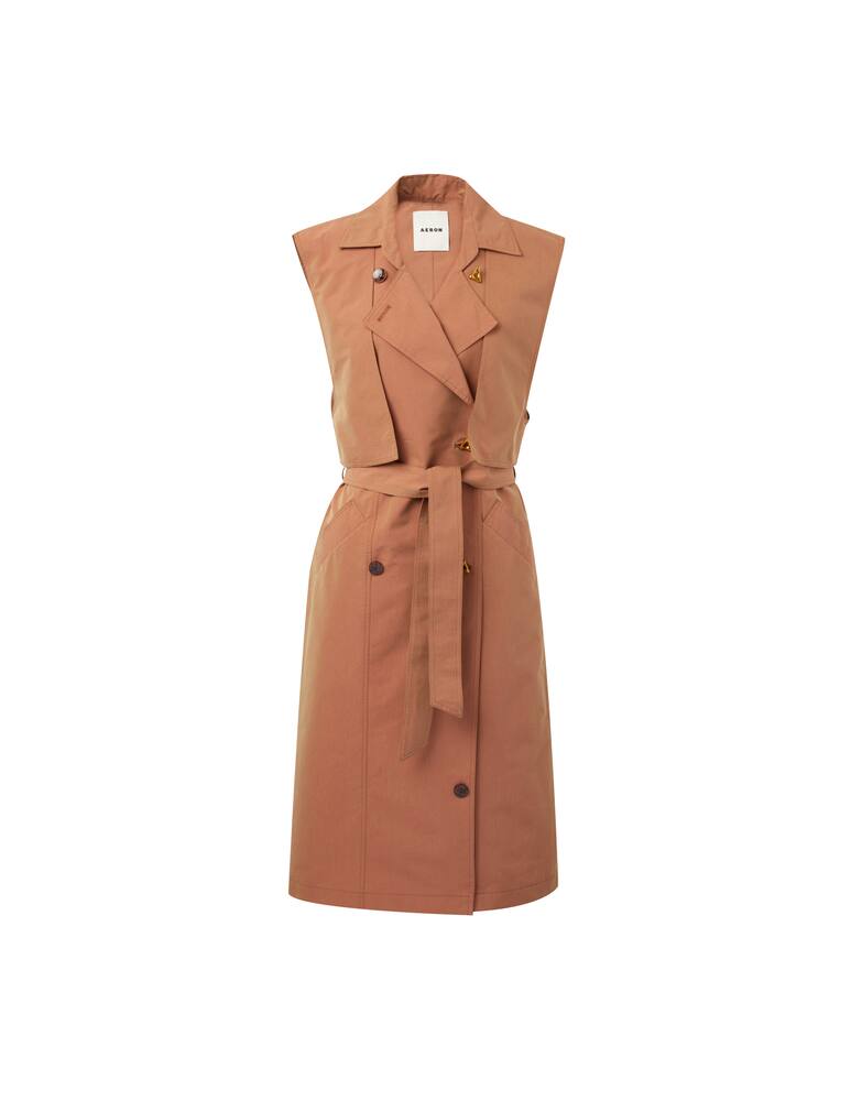 rinascente Aeron Sleeveless midi dress - brown