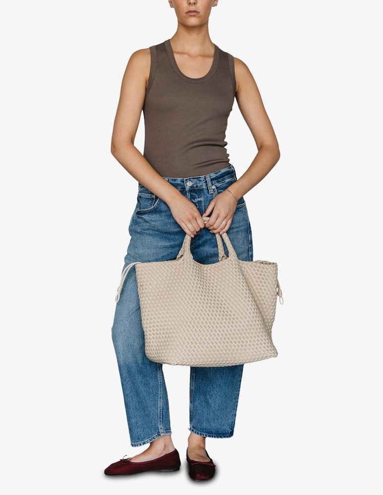 rinascente Marrea Large woven tote bag