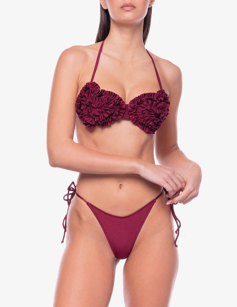 rinascente Bikini Lovers Ruffled triangle bikini set