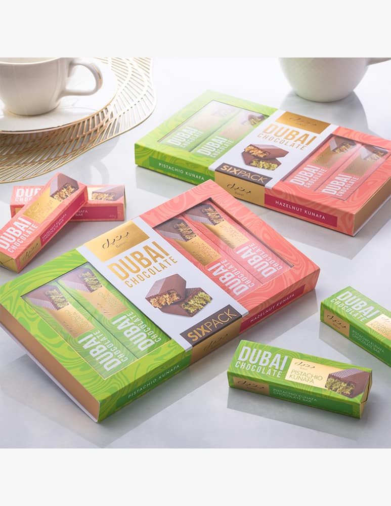 rinascente Bateel Dubai Chocolate Bars Gift Box 240g