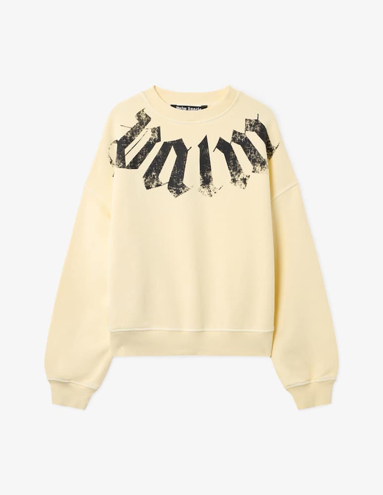 rinascente Palm Angels Logo loose crewneck sweatshirt