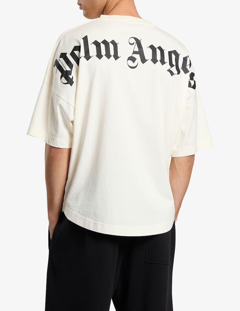 rinascente Palm Angels Logo over t-shirt
