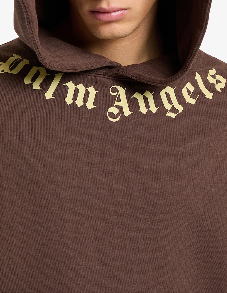 Palm Angels Neck logo regular hoodie - picture 4 Palm Angels Neck logo regular hoodie - picture 4