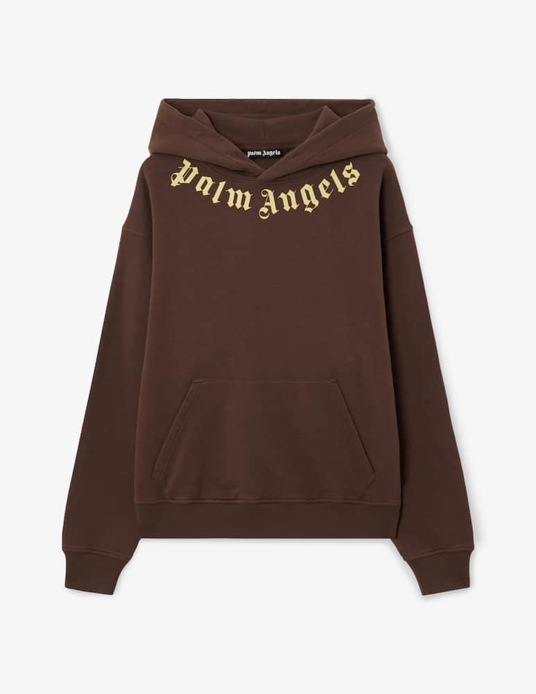Palm Angels Neck logo regular hoodie - picture 6 Palm Angels Neck logo regular hoodie - picture 6