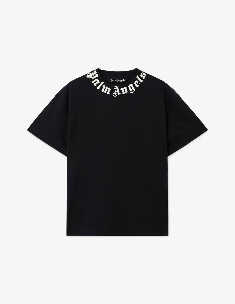 rinascente Palm Angels Neck logo regular t-shirt