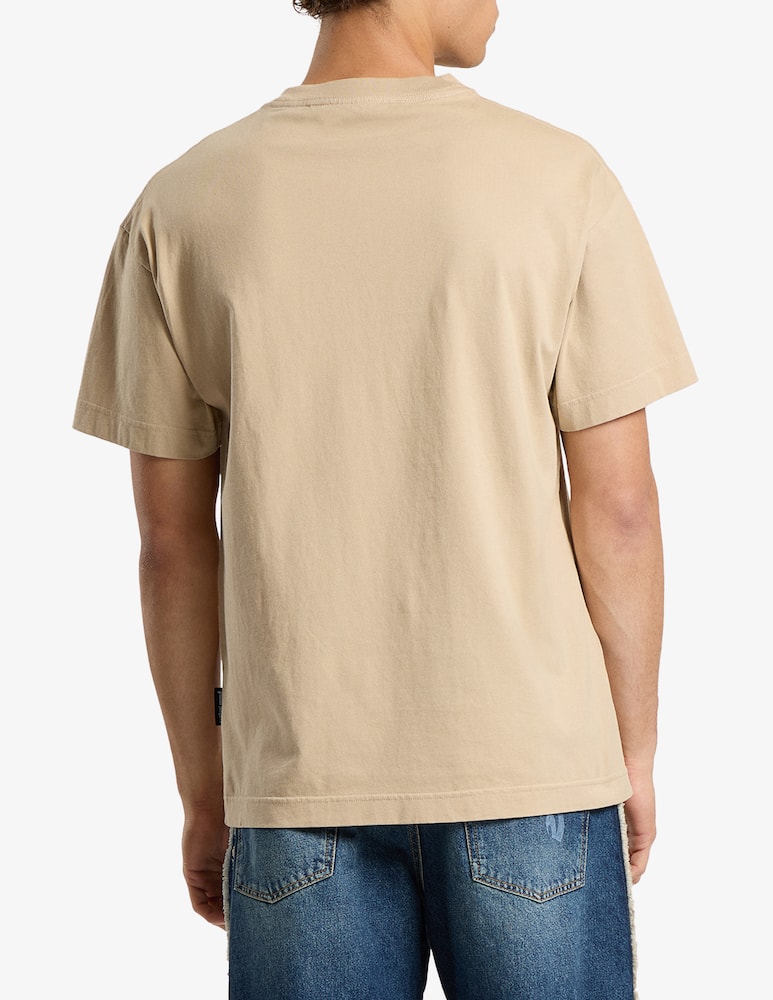Palm Angels Neck logo regular t-shirt - picture 3 Palm Angels Neck logo regular t-shirt - picture 3