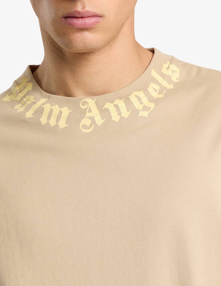 rinascente Palm Angels Neck logo regular t-shirt