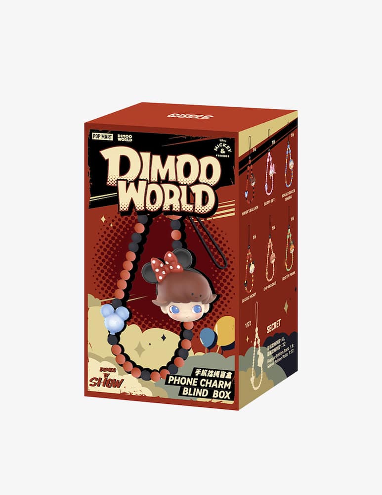 rinascente Pop Mart DIMOO WORLD x DISNEY Series-Phone Charm Blind Box