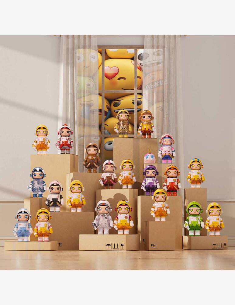 rinascente Pop Mart MEGA SPACE MOLLY 100% x emoji Series