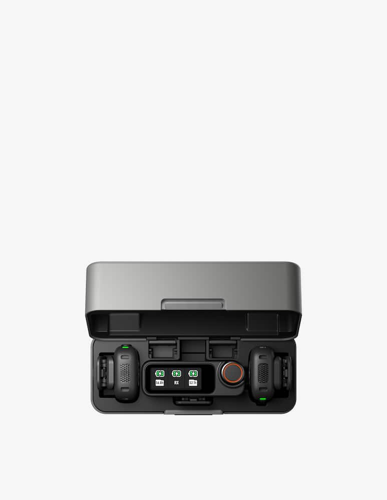 DJI Microfono wireless DJI Mic 3 (2TX + 1RX + Custodia di ricarica) - immagine 2 DJI Microfono wireless DJI Mic 3 (2TX + 1RX + Custodia di ricarica) - immagine 2