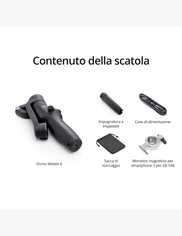 DJI Stabilizzatore per smartphone DJI Osmo Mobile 6 - immagine 5 DJI Stabilizzatore per smartphone DJI Osmo Mobile 6 - immagine 5