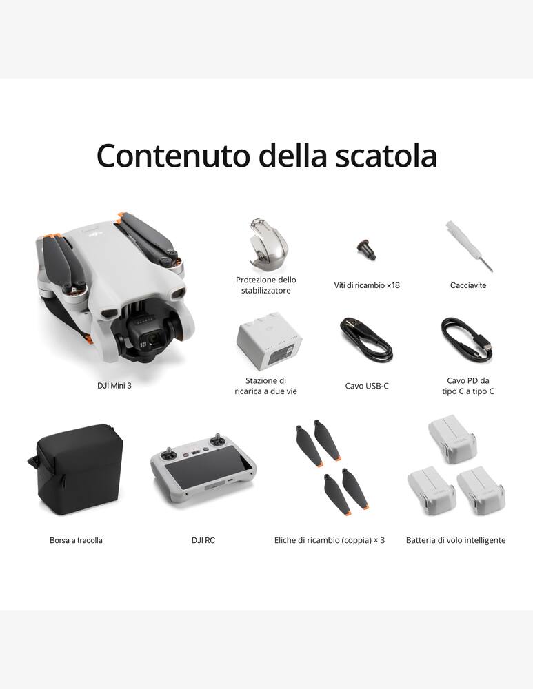 rinascente DJI Mini 3 Fly More Combo (RC)