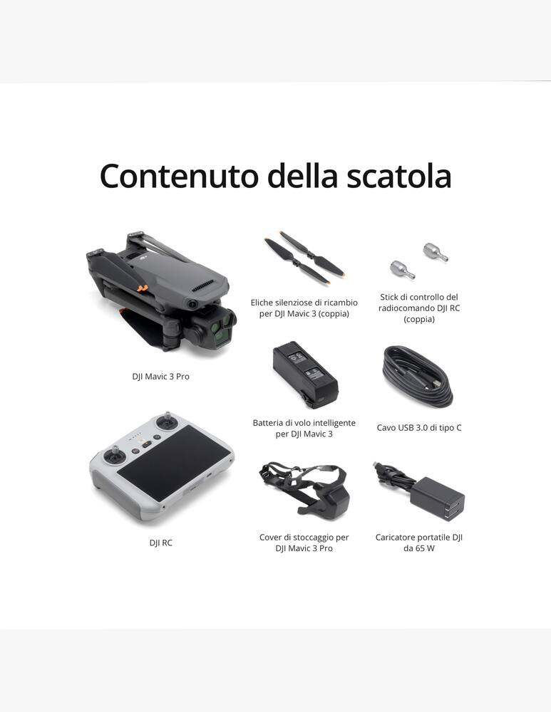 rinascente DJI DJI Mavic 3 Pro (DJI RC) Drone Con Fotocamera