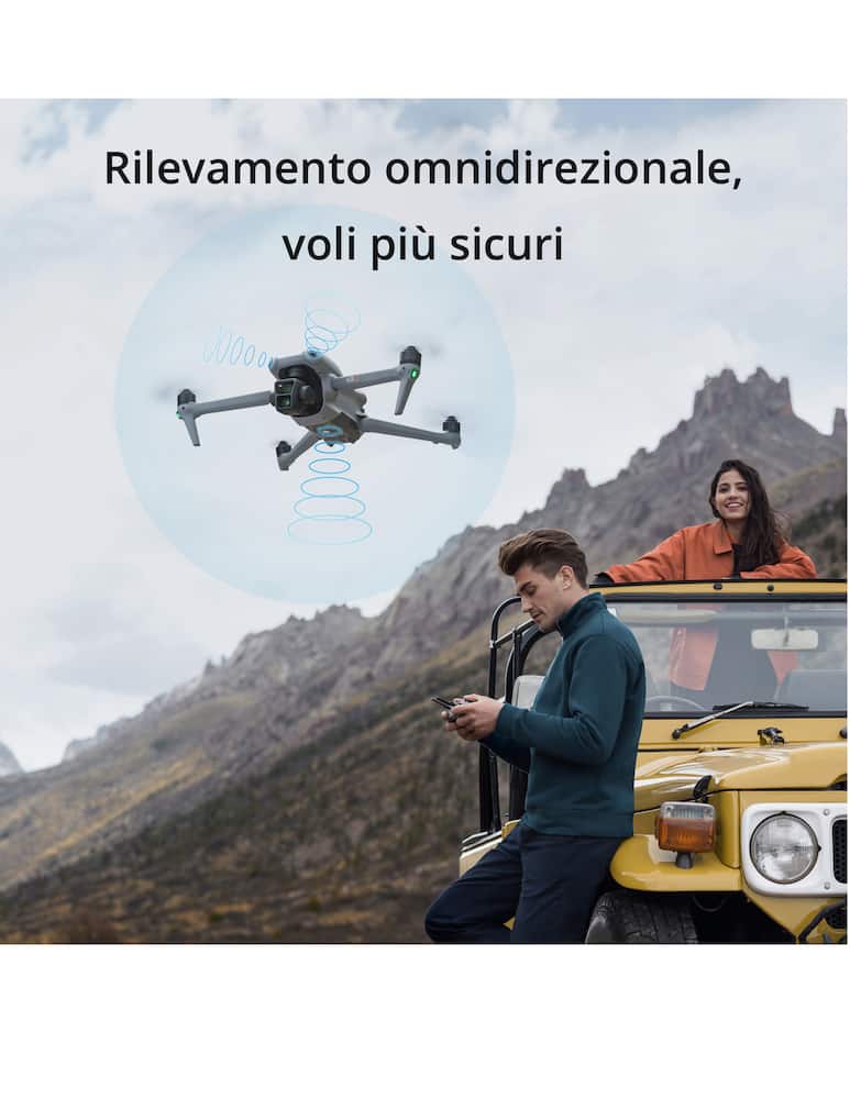 DJI Drone Air 3 Fly More Combo (RC 2) - immagine 2 DJI Drone Air 3 Fly More Combo (RC 2) - immagine 2