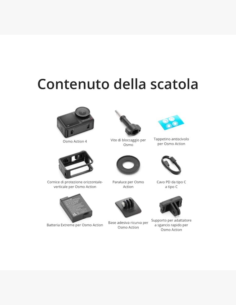 DJI Osmo Action 4 Standard Combo - immagine 3 DJI Osmo Action 4 Standard Combo - immagine 3