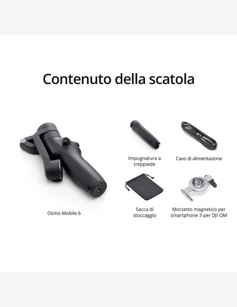 rinascente DJI Osmo Mobile 6 Grigio Platino