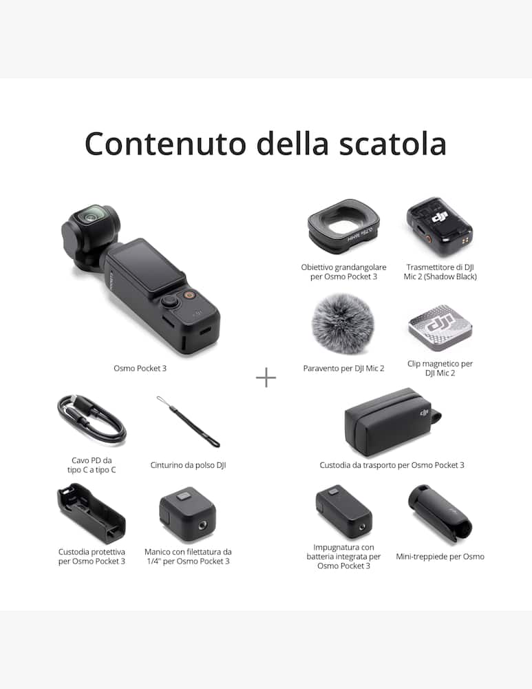 DJI Fotocamera tascabile DJI Osmo Pocket 3 Creator Combo - immagine 6