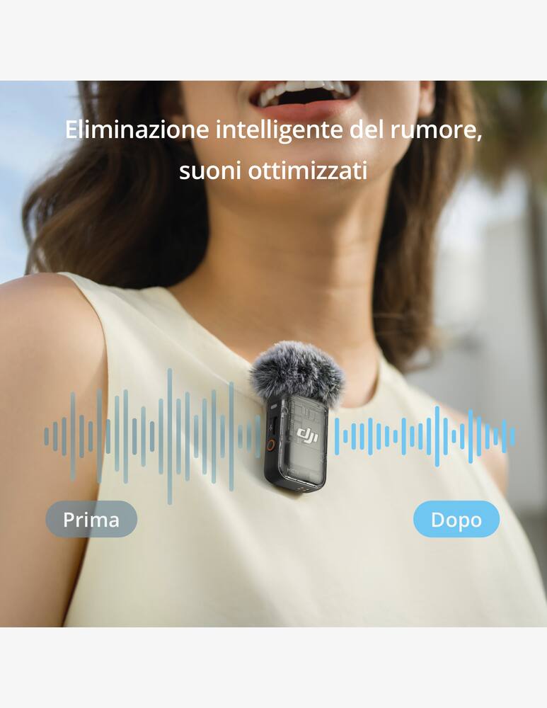 rinascente DJI Mic 2 (2 TX + 1 RX + Custodia di ricarica)