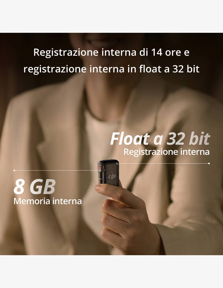 rinascente DJI Mic 2 (2 TX + 1 RX + Custodia di ricarica)