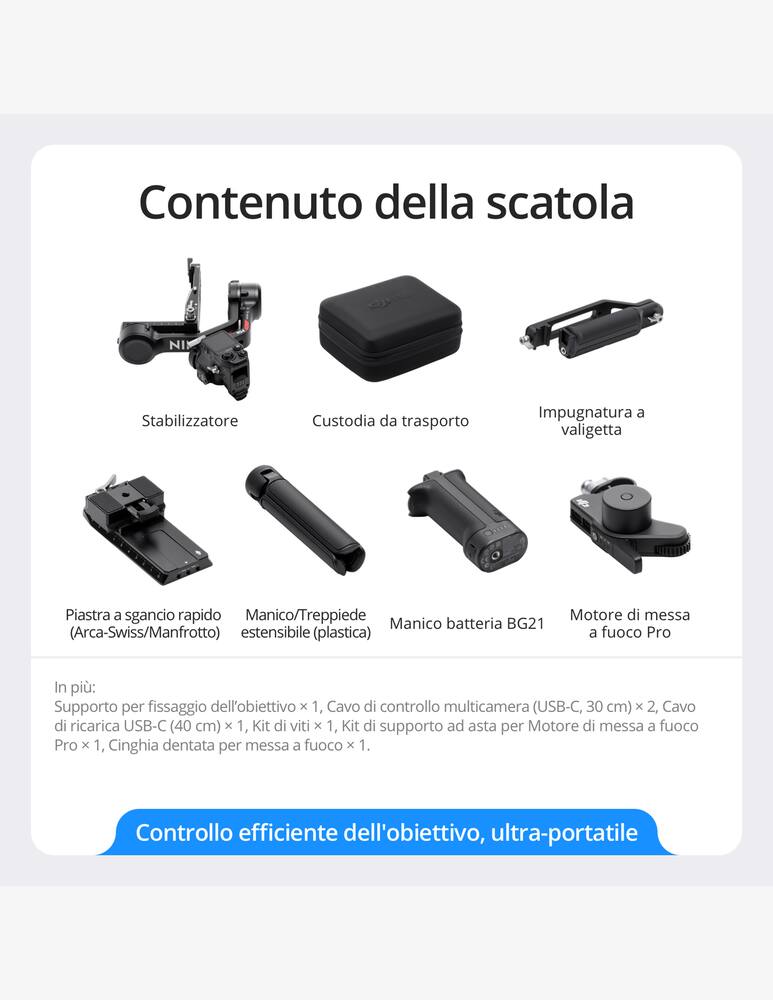 rinascente DJI DJI RS 4 Combo Stabilizzatore