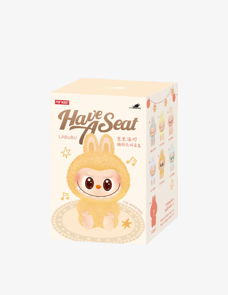 rinascente Pop Mart LABUBU THE MONSTERS - Have a Seat Vinyl Plush Blind Box